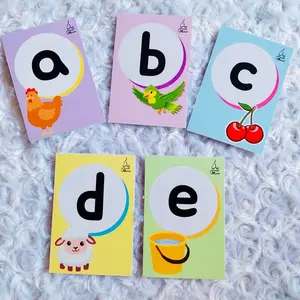 Funcard Mengenal Alfabet lengkap