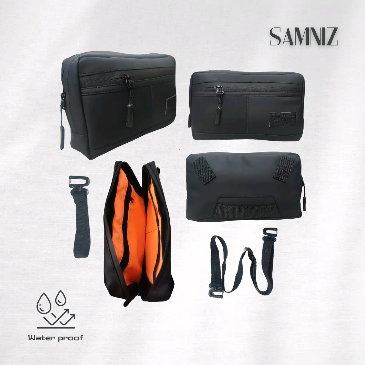tas selempang Clutch Bag Pria Keren Bahan Waterproof Premium Cowok dan wanita