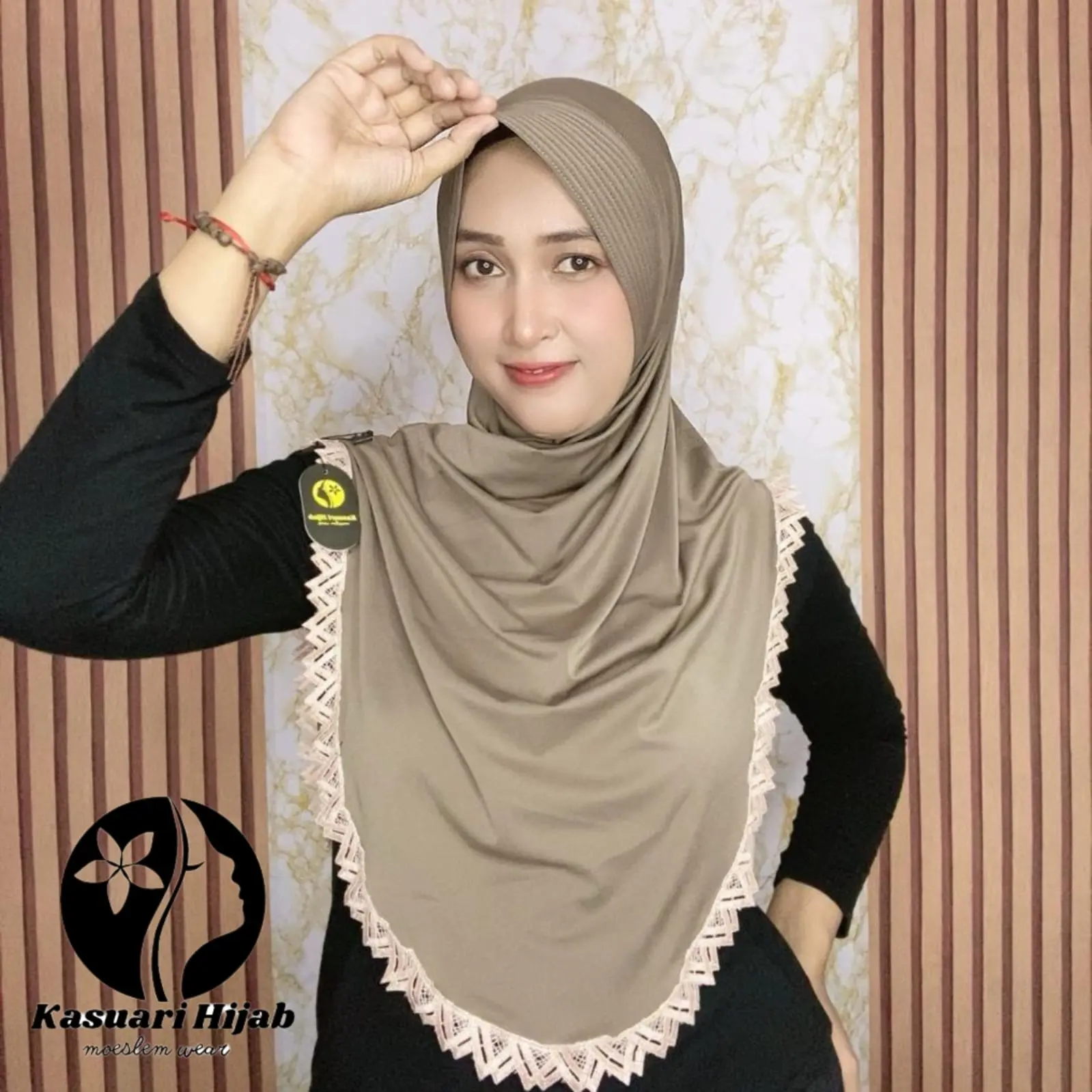 KASUARI hijab_ OLIVIA INSTAN RENDA_PASMINA INSTAN_JERSI PREMIUM Pashmina Kerudung