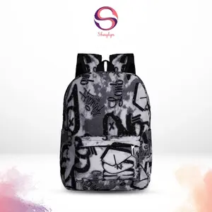Tas Ransel Sekolah Anak Motif Abstrak Back Pack Unisex Stylish Fashion YS0105 Fashion
