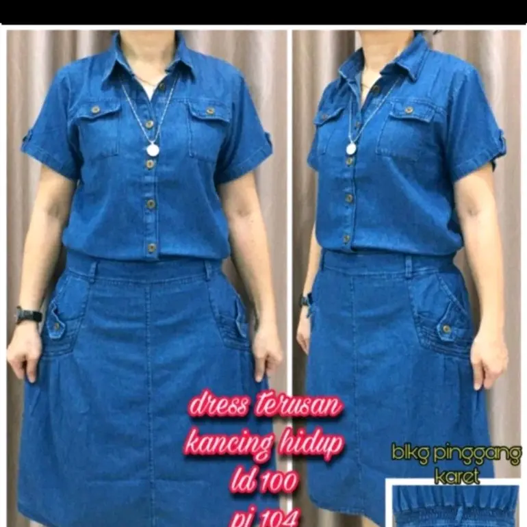 DRESS JEANS DEWASA MODEL BERKERAH