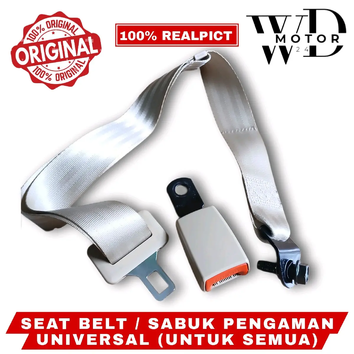 Safety Belt Seat Belt / Tali Sabuk Pengaman ORIGINAL UNIVERSAL (SEMUA BISA)