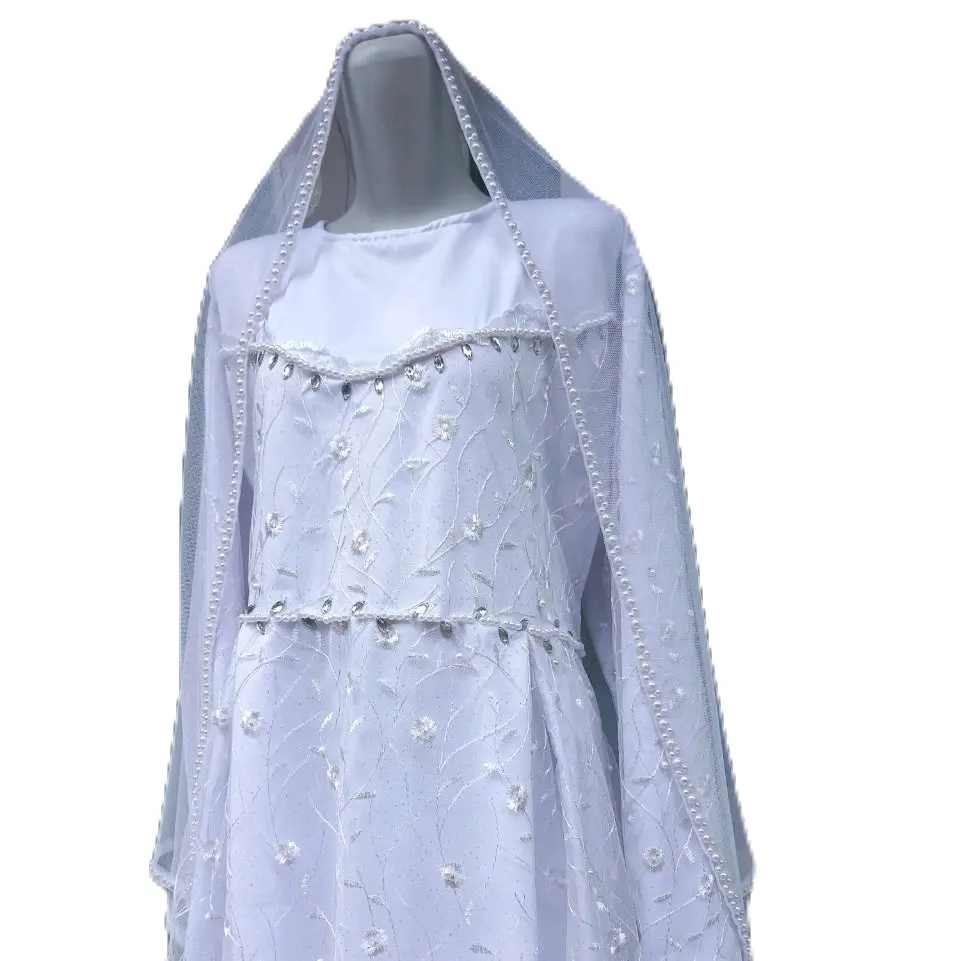UkhtiZa Signature Gaun Pengantin syari set lengkap / Gamis Pengantin akad / Gaun walimah
