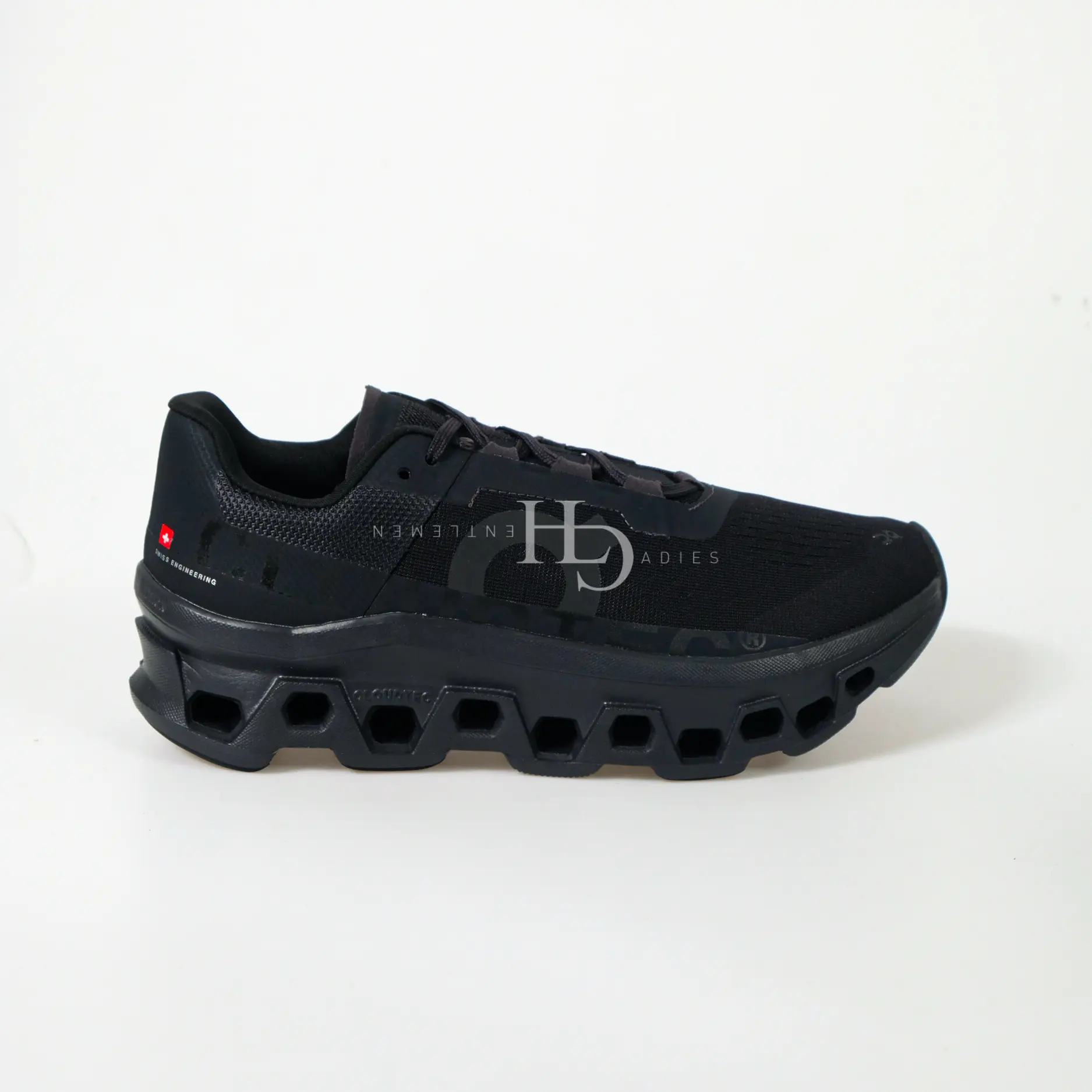 On Cloudmonster Men Running Shoes All Black 61.99025