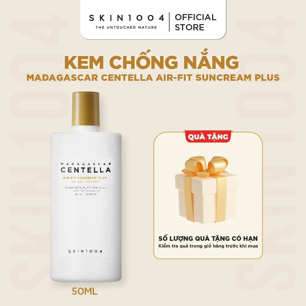 SKIN1004 Kem chống nắng vật lí Madagascar Centella Air-Fit SunCream Plus SPF50+PA++++ 50ml
