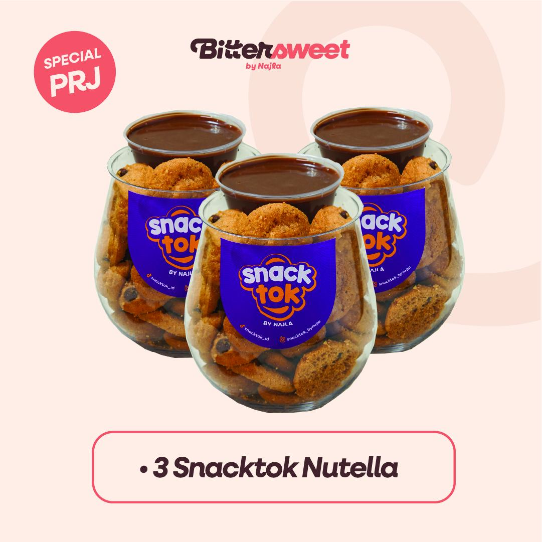 [ Exclusive ] 3 Snacktok Nutella
