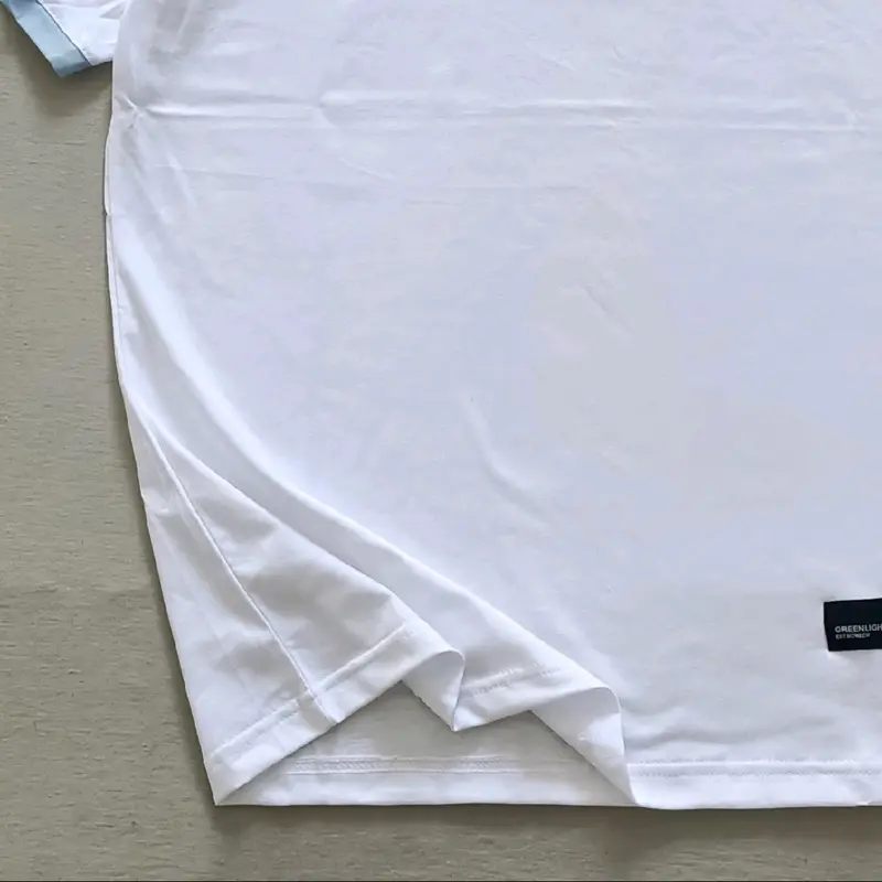 Kaos Distro Pria Ringer Putih P135 Free Stiker Baju T-shirt Oblong Dewasa Katun Combed 24s Halus Lembut Nyaman Atasan Santai Keren Simple Sablon High 4