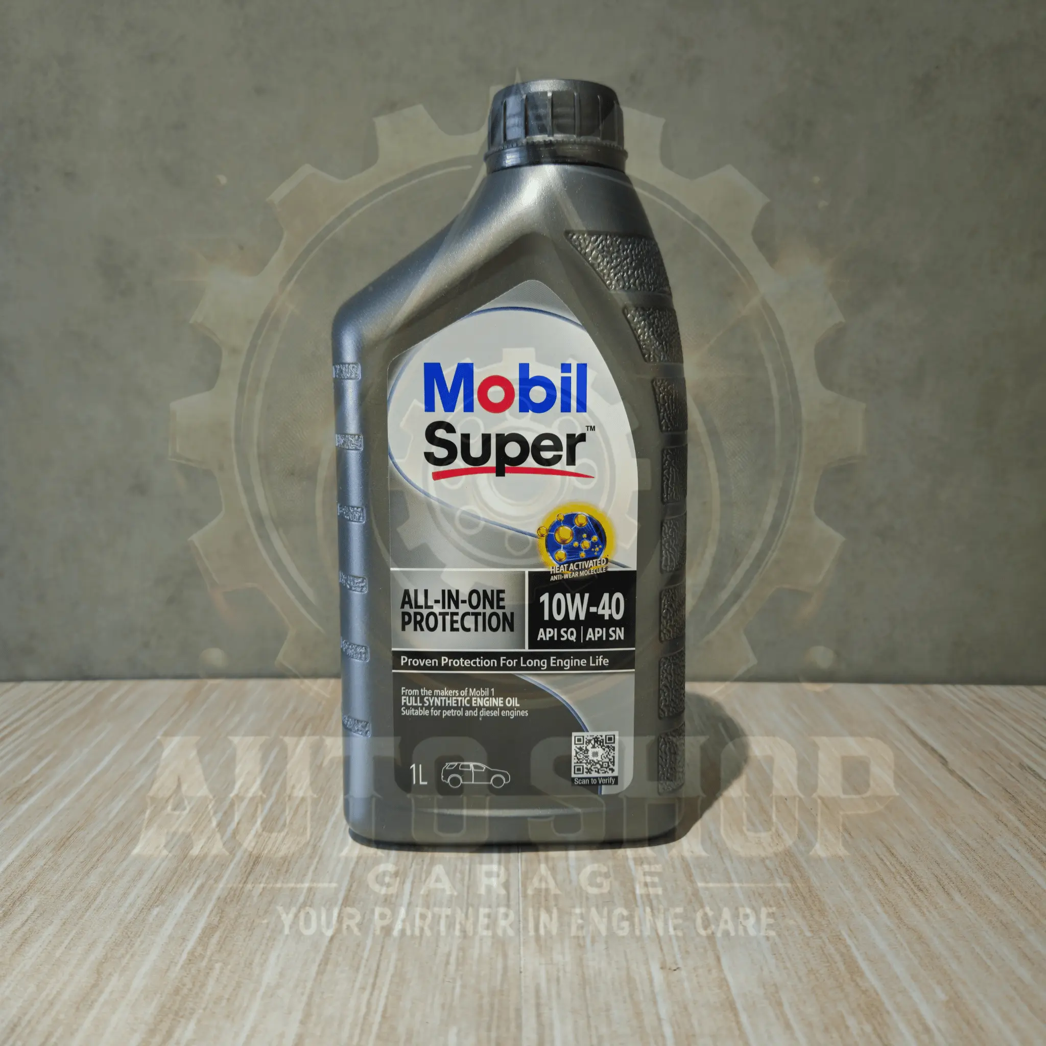 Mobil Super All-In-One-Protection AIOP 10w-40 1 Liter - Oli Mobil Original
