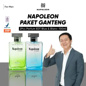 (KING KEVIN APPROVED) PAKET HEMAT 2 PCS NAPOLEON Parfum Pria Wangi Tahan Lama Eau De Toilette EDT - 100 ml