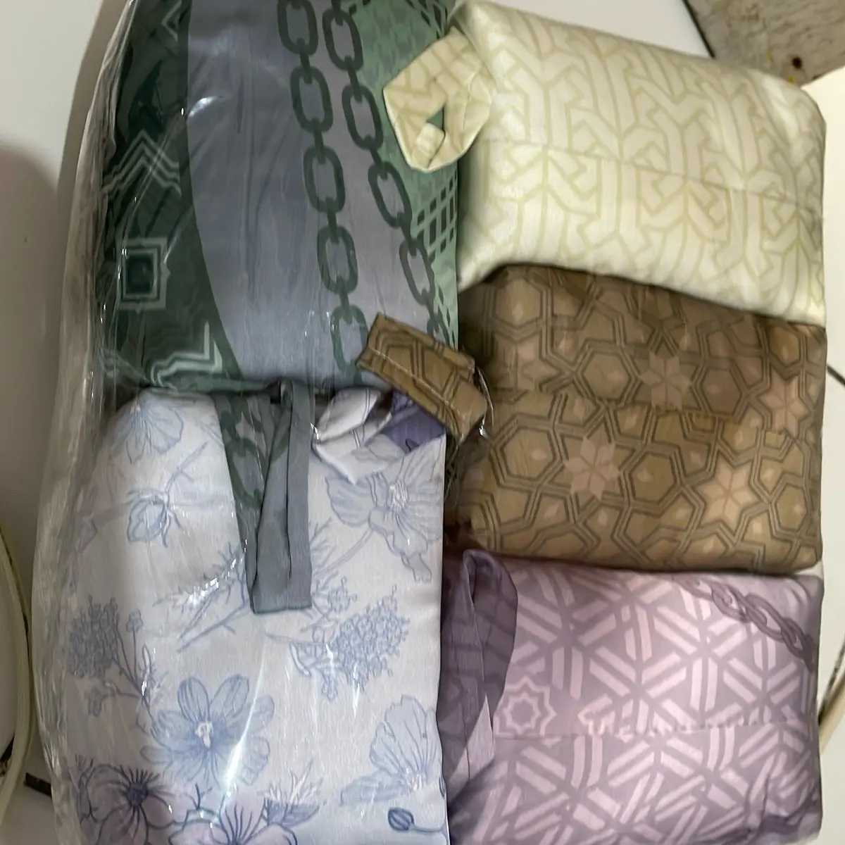 Random Cici mukena 2 in 1 dewasa bahan armany printing premium fashion Muslim Traveling Wanita Mewah Lembut Mukenah Motif