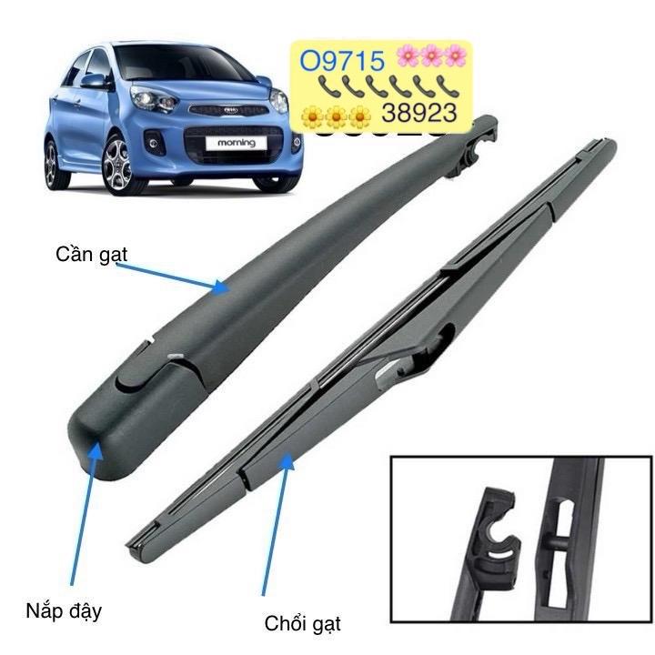  TRỌN BỘ CẦN GẠT MƯA SAU HYUNDAI GRAND I10 KIA MORNING 2004-2021 cao cấp giá rẻ 98810-07001 98850-1y000 