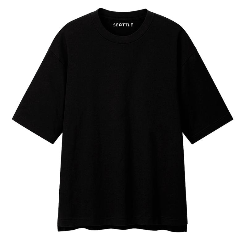 Seattle Kaos Oversize Boxy Polos Unisex Anti Kusut