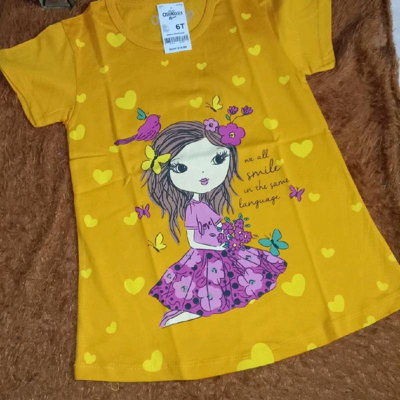 Kaos Anak Perempuan Nyaman dengan Bahan Adem untuk Sehari-hari - Fashion 0