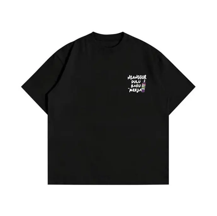 T-shirt Nganggur dulu Tee / Unisex / Cotton / Lembut Nyaman Soft Surfing 2