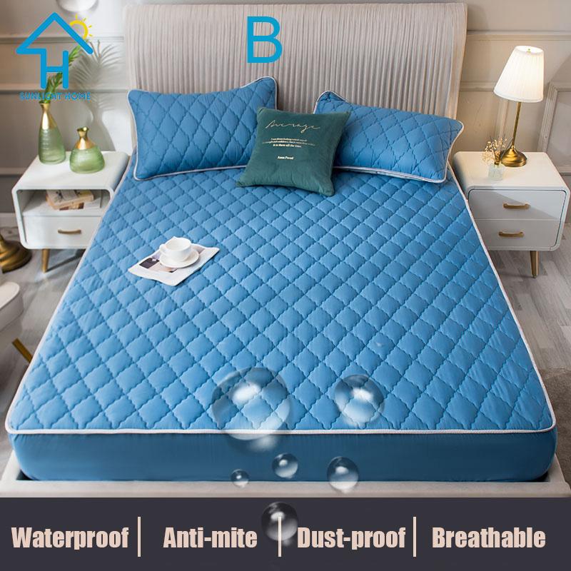 Product Introduction of SUNLIGHT HOME 100% Waterproof Bedsheet,Multi Patterned Bed Sheet,Breathable Fitted Sheet,Comfortable Mattress Cover(No Pillow Case) 17