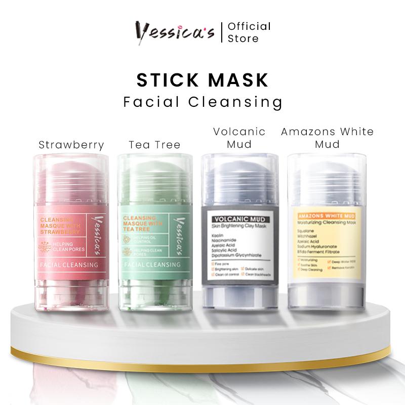 FYC - Yessica's Tea Tree & Strawberry Anti Pores & Acne Clay Stick Mask 8