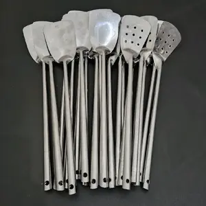 Spatula Full Stainless 1 Lusin Variasi Lubang Buntu Baru