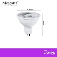 Gambar Moscatta MR16 Eco Series 7watt LED 220V GU 5.3 7W - 2700k, 24 Degree dari Pusat Lampu Jakarta Kota Administrasi Jakarta Pusat 4 Tokopedia