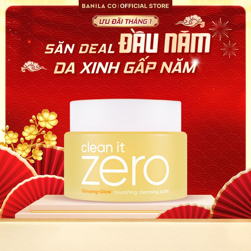  Sáp tẩy trang Banila Co Clean It Zero Cleansing Balm N​o​u​r​i​s​h​i​n​g 100ml - Dành cho da khô và hỗn hợp thiên khô Mỹ Phẩm Cosmetic 