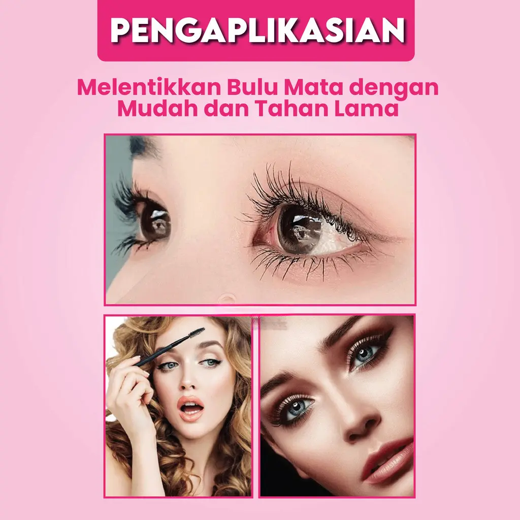 Eyelash Curler Elektrik Rechargeable Hasil Keriting Bulu Mata Tahan Lama