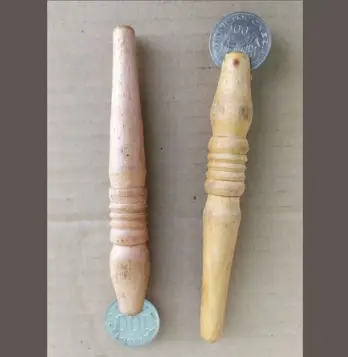 Alat Kerokan Koin Kayu / Kerik Uang Koin Tradisional 1
