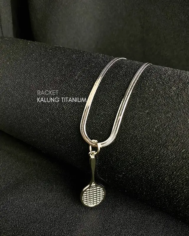 High quality kalung badminton silver original gantungan kunci raket shuttlecock supenir olahraga badminton terbaru 4