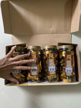 Product Review of Dking coklat almond isi 4 toples ( COD )  kacang almond utuh lapis coklat from D**a 0