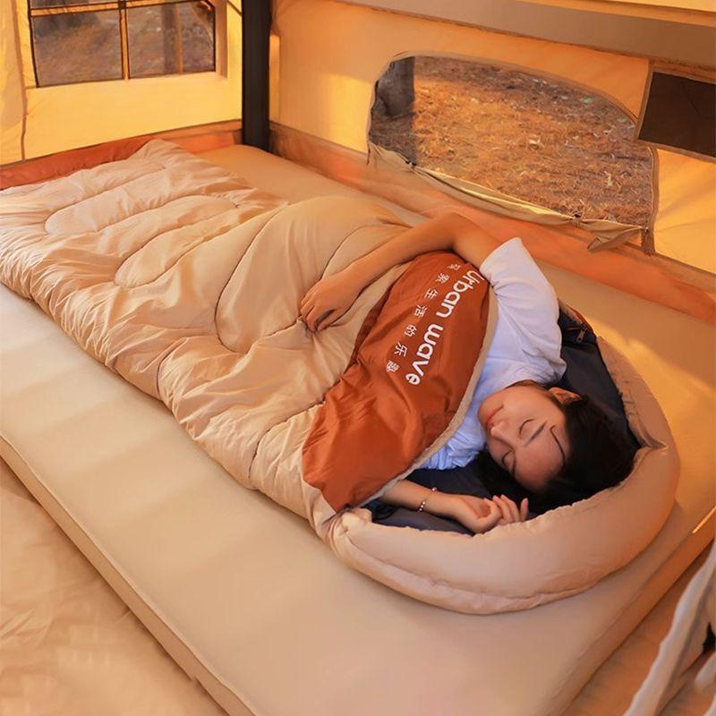 Túi ngủ cho người lớn, chăn mùa đông, thích hợp để cắm trại ngoài trời, văn phòng, thể thao và sử dụng trong nhà