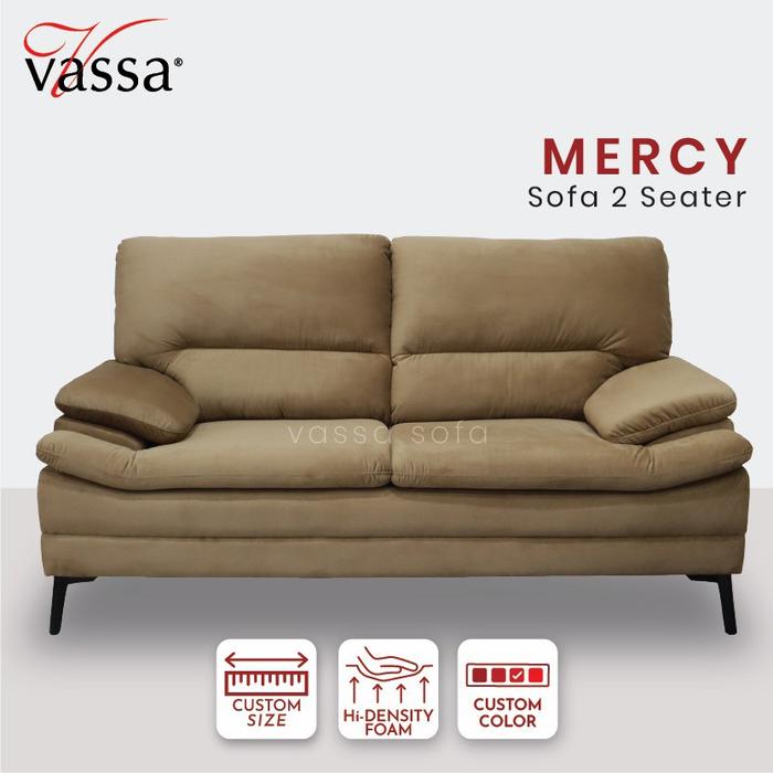 Gambar Sofa 2 Seater Mercy by Vassa Sofa Sofa Modern Sofa Minimalis dari Vassa Sofa & Home Kab. Bogor Tokopedia