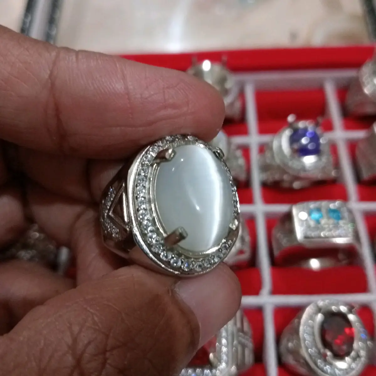 cincin pria batu permata elegan harga 50.000