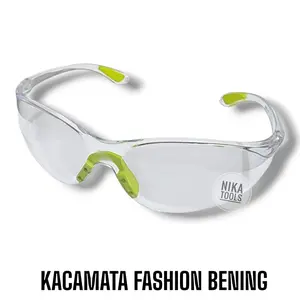 Kacamata Bulat Model Fashion Clear Safety Las Gurinda Gerinda