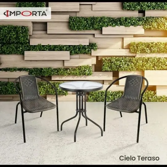 Set kursi teras importa 2kursi dan 1 meja