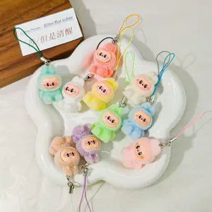 ￼Gantungan Kunci / Gantungan HP Labubu / Gantungan Lucu Boneka / Lanyard Character Phone Charms / Hadiah Ulang Tahun Anak / Hadiah Teman
