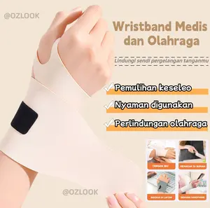 Wristband Peredam Cedera Pergelangan Cegah Cedera Otot, Untuk Semua Olahraga Tangan Unisex Nyaman & Bernapas Aktivitas Outdoor Cocok