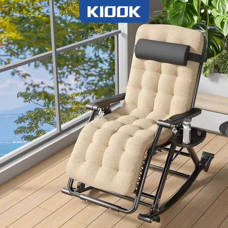 KIOOK Đệm Ghế Xếp Thư Giãn Đệm Răng Cưa/ Thảm Cừu/ Phỏng Da Cừu 0