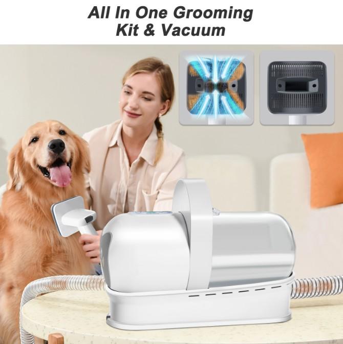 Product Introduction of Multifunctional Hair Combing Electric Vacuum Cleaner Suction Clipper Tool for Cats and Dogs 7