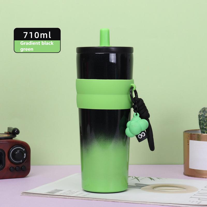 Cốc Đá, Dung Tích Lớn (700ML), Cách Nhiệt Và Làm Mát, Thép Không Gỉ 316, Có Ống Hút, Thích Hợp Cho Văn Phòng, Thiết Kế Nữ Sinh, Cốc Nước Giá Trị Cao, Lý Tưởng Cho Mùa Hè, # Cốc Nước # Cốc Giữ Nhiệt 6
