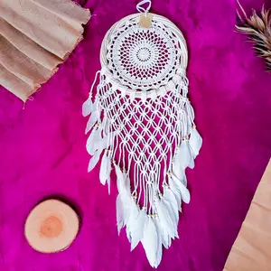 DREAM CATCHER D 22 CM ROTAN VINTAGE