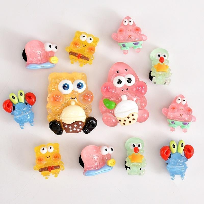 [không có dép] Set 6/12 Jibbitz bọt biển lớn, Charm 3D sẵn nút gắn bằng nhựa cứng gắn Dép Sục, Cá Sấu - Selenshop