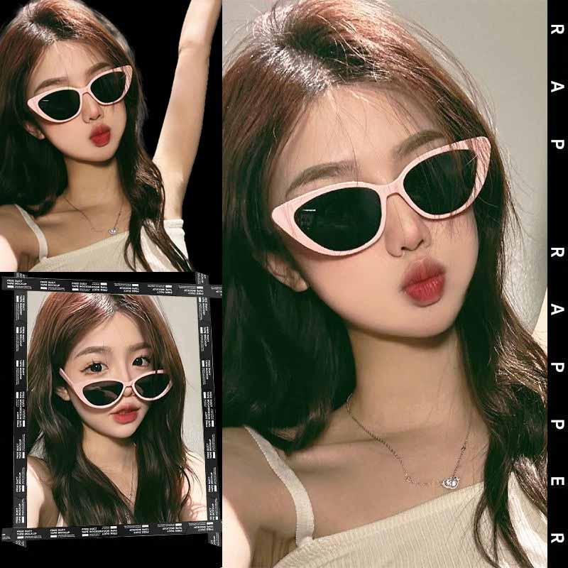 Kính Râm Mắt Mèo Dành Cho Nữ, Cao Cấp, Hàng Mới Về 2024, Thích Hợp Chụp Ảnh Đường Phố Người Nổi Tiếng Trên Internet, Định Hình Khuôn Mặt, Cỡ Nhỏ Chống Tia UV