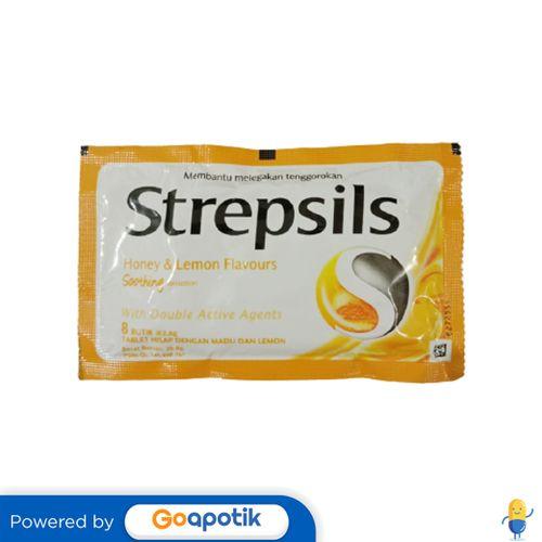 Gambar STREPSILS HONEY & LEMON FLAVOUR SOOTHING SENSATION SACHET 8 BUTIR dari Apotek Baladewa Farma 3 By GoA Kota Bandung Tokopedia