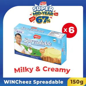 WINCheez Keju Spreadable 150 Gram x 6 Pcs