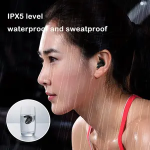 YZIYOU Earphone Bluetooth 5.3 TWS Earbuds HiFi Sound Waterproof - MD538 - Black