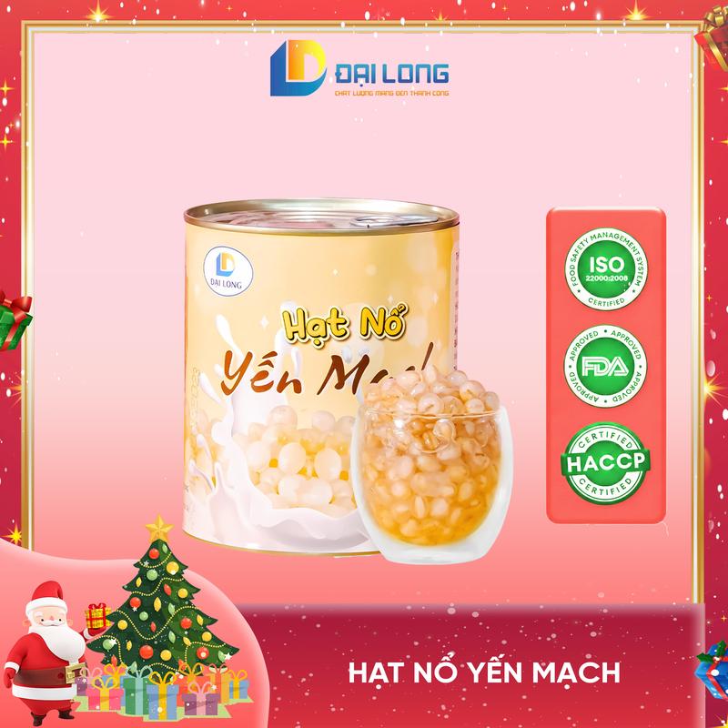 Lon 900g Hạt Nổ Yến Mạch Đại Long NOEL topping trà sữa topping chè nước mắt nàng tiên cá làm thức ăn vặt