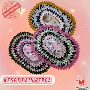 KESET MATAHARI KESET KAIN PERCA cantik cocok untuk keset ruangan dan kamar MURAH NYAMAN DAN BERKUALITAS