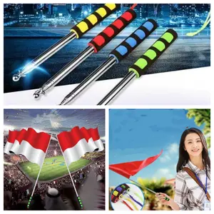 Tiang Bendera / Tongkat Bendera / Telescopic Pointer Stick / Flag Pole Tour Leader / Flagpole / Tiang Bendera Tour Guide / Tongkat Tour Guide / Tongkat Pemandu / Tiang Pemandu BB AH01