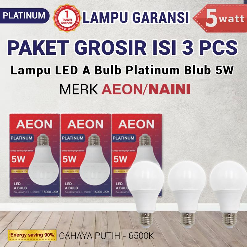 COD Paket Usaha Grosir Hemat 3pcs Lampu LED Bohlam Platinum Blub 5w 7w 9w 12w 18w 21w 25w Putih umur 15000jam Bergaransi lampu  led bulb bola  lampu lampu  led  5  watt lampu lampu 1