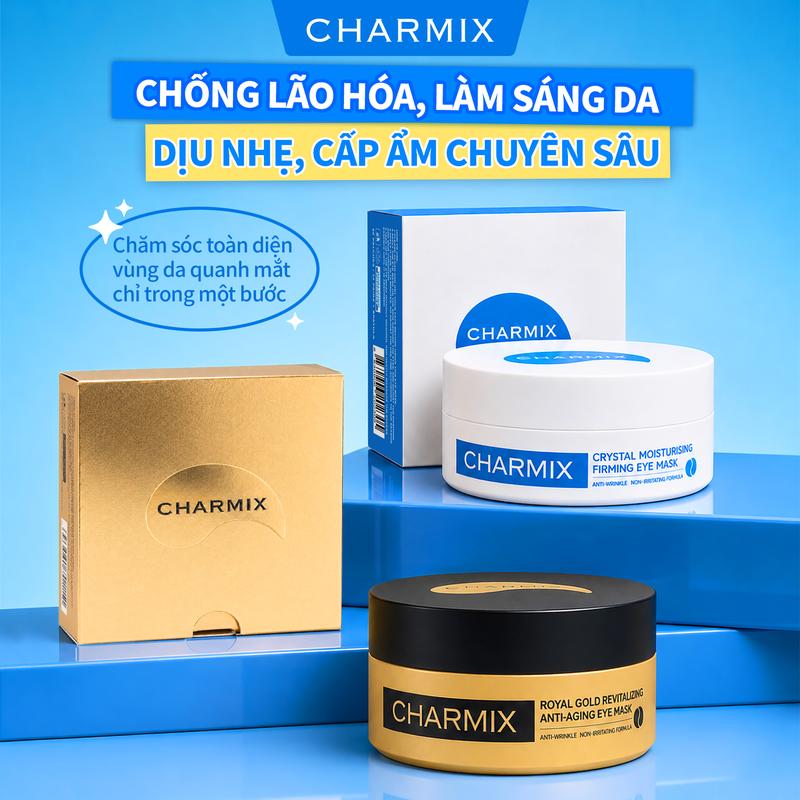 Mặt Nạ Mắt Dưỡng Ẩm Chống Lão Hóa CHARMIX: Royal Gold Chống Lão Hóa & Dưỡng Ẩm…