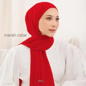 Bebydoll Hijab Pasmina Ceruty Viral TikToK Premium Lembut Ringan Jatuh Sempurna Bahan Ceruty Original Double Layer Cocok Untuk Hijab Daily Kerja Kuliah Acara Formal