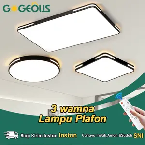 【COD】Lampu Plafon Rumah Indoor Lampu Ruang Tamu Lampu Kamar Tidur Lampu Koridor Opsional Led 3 Warna Lampu Downlight Lampu Balkon Ceiling Lights Recessed Lights Lampu Hias Led Ceiling Plafon Lampu Teras